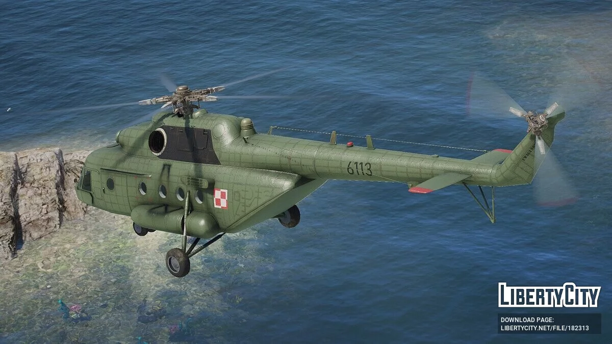 Раскраска ВВС Польши для Mi-17 V5 Hip [Livery] 1.0 / GTA 5