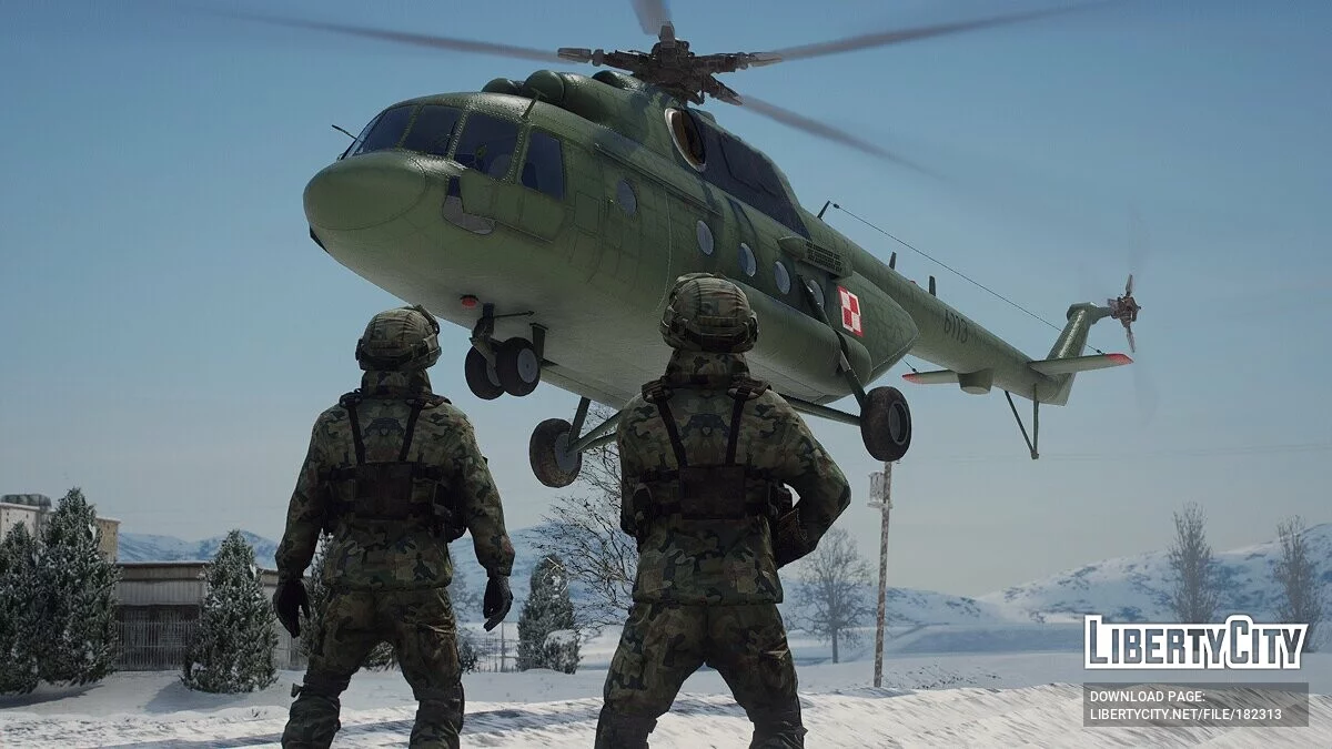 Раскраска ВВС Польши для Mi-17 V5 Hip [Livery] 1.0 / GTA 5