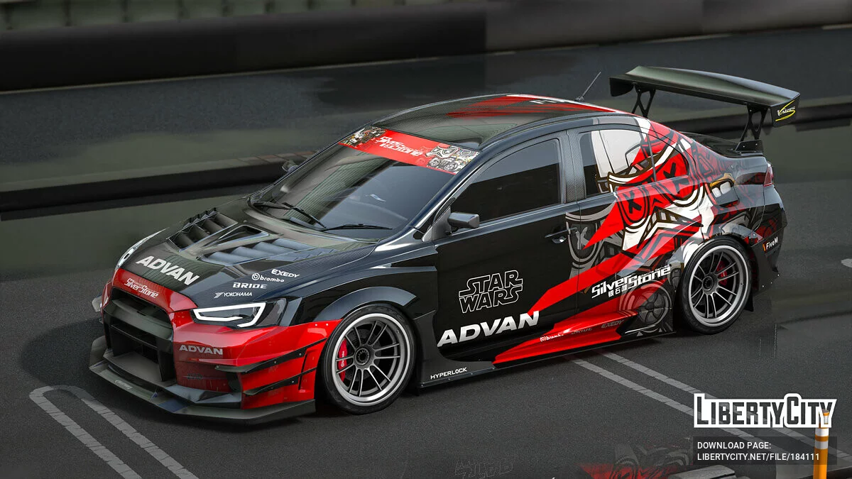 Mitsubishi Lancer Evo X Star Wars Livery [8K/6K/4K] 1.0 / GTA 5