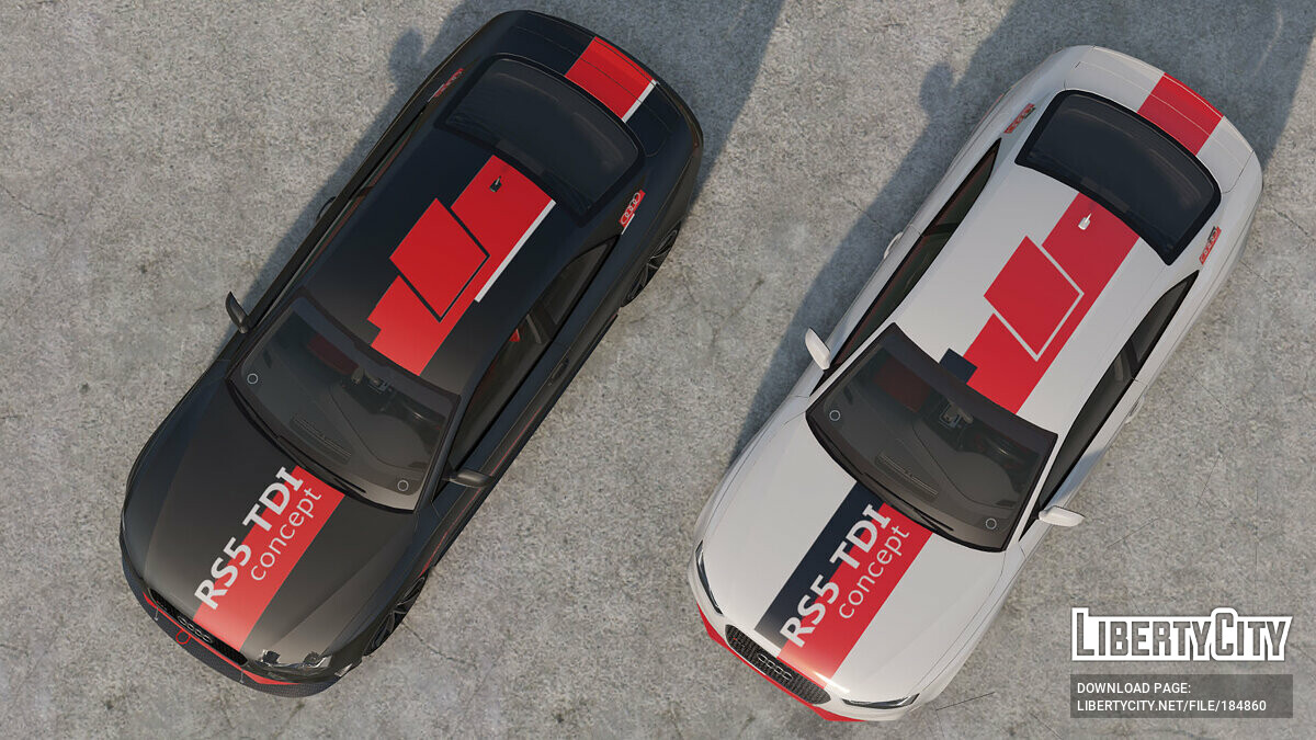 2014 Audi RS5 Applique Livery 1.0 для GTA 5 - Картинка #3