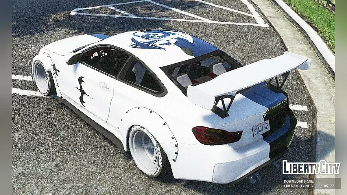 2014 BMW M4 F82 (Varis Kit) Dragon Yin Yang Livery / GTA 5