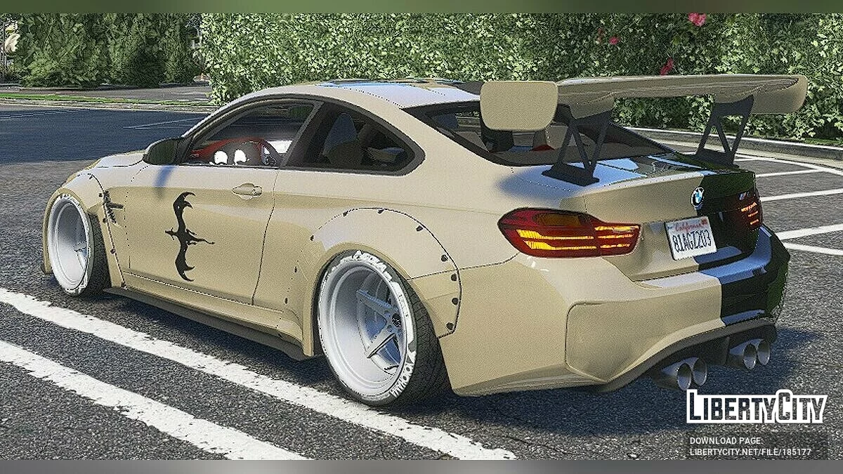 2014 BMW M4 F82 (Varis Kit) Dragon Yin Yang Livery / GTA 5