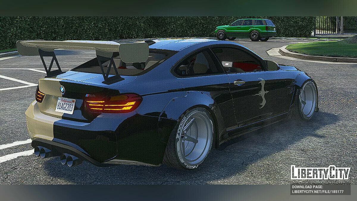 2014 BMW M4 F82 (Varis Kit) Dragon Yin Yang Livery / GTA 5