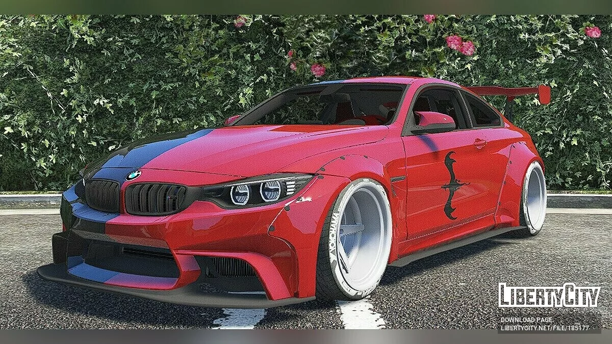 2014 BMW M4 F82 (Varis Kit) Dragon Yin Yang Livery / GTA 5