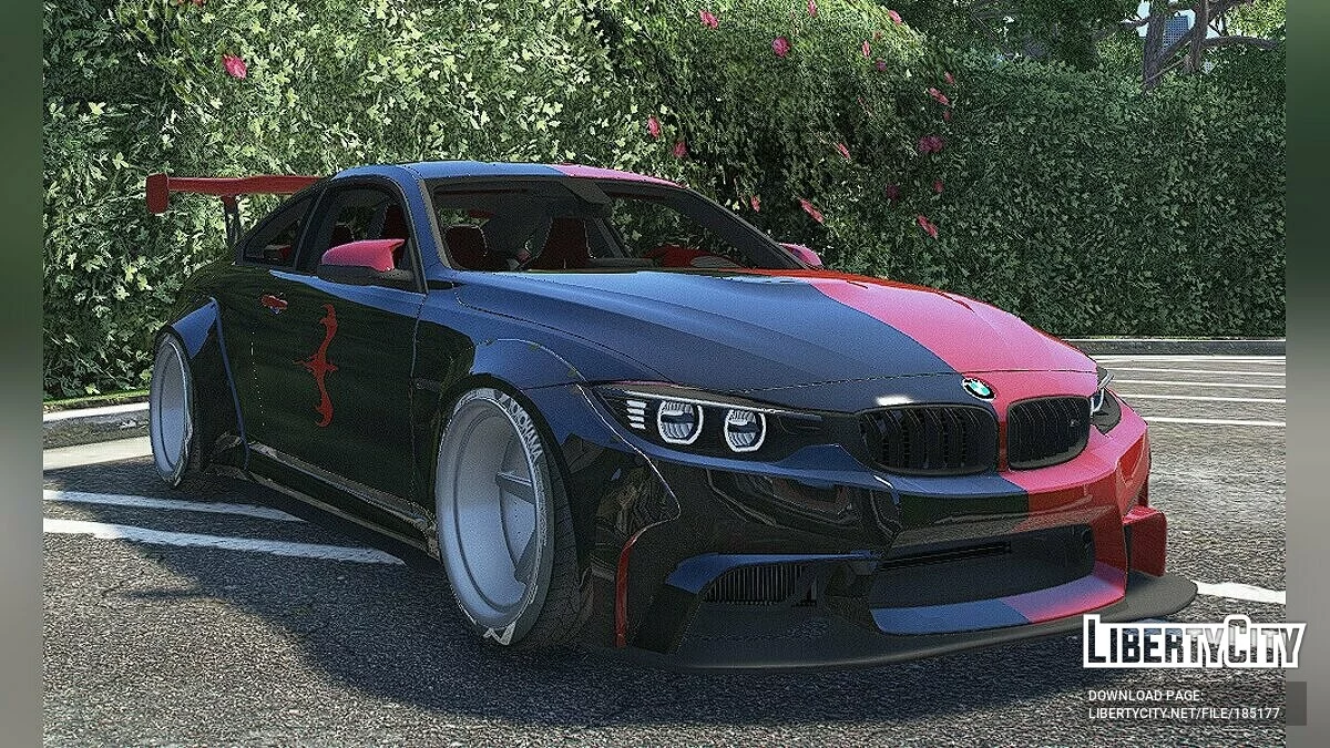 2014 BMW M4 F82 (Varis Kit) Dragon Yin Yang Livery / GTA 5