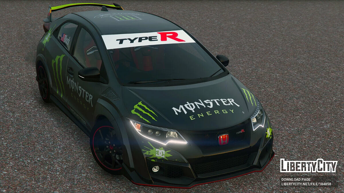 [2015 Honda Civic Type R (FK2)] Monster Livery / GTA 5