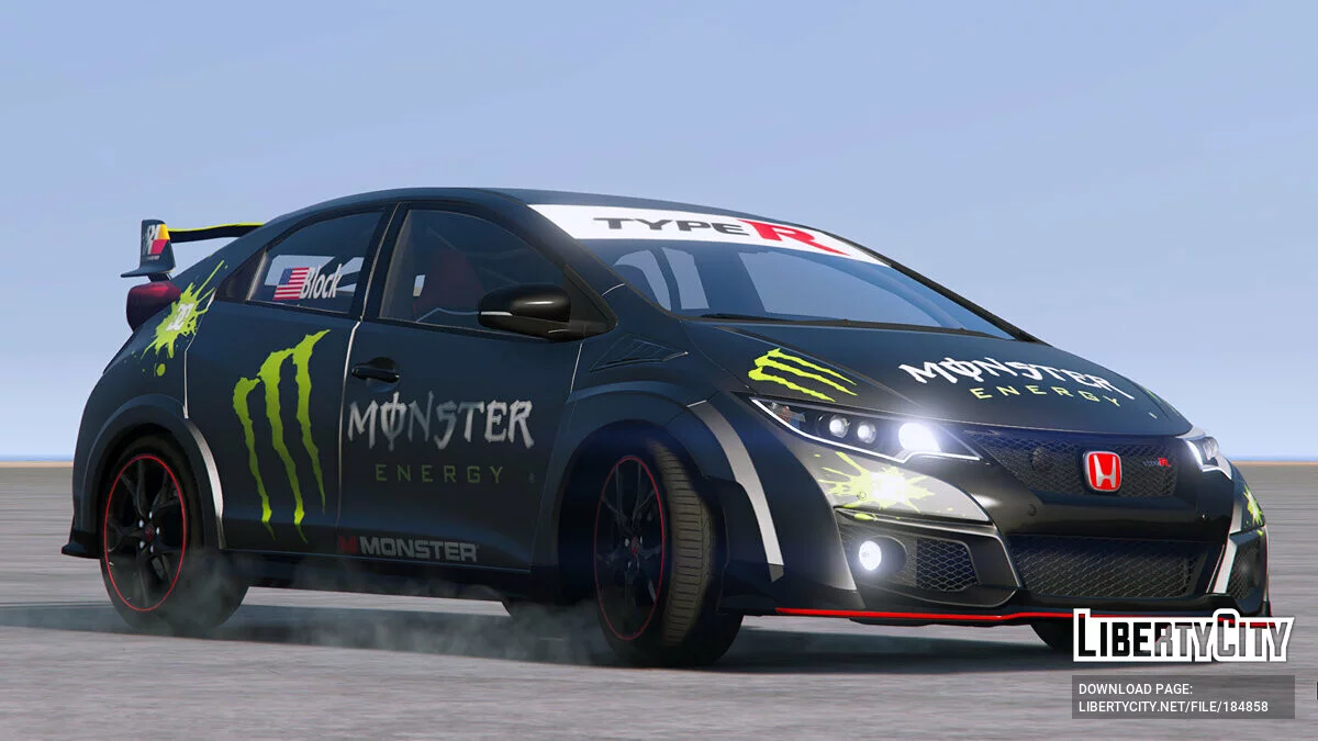 [2015 Honda Civic Type R (FK2)] Monster Livery / GTA 5