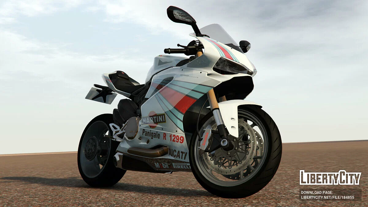 [2016 Ducati Panigale R 1299] Martini Livery / GTA 5