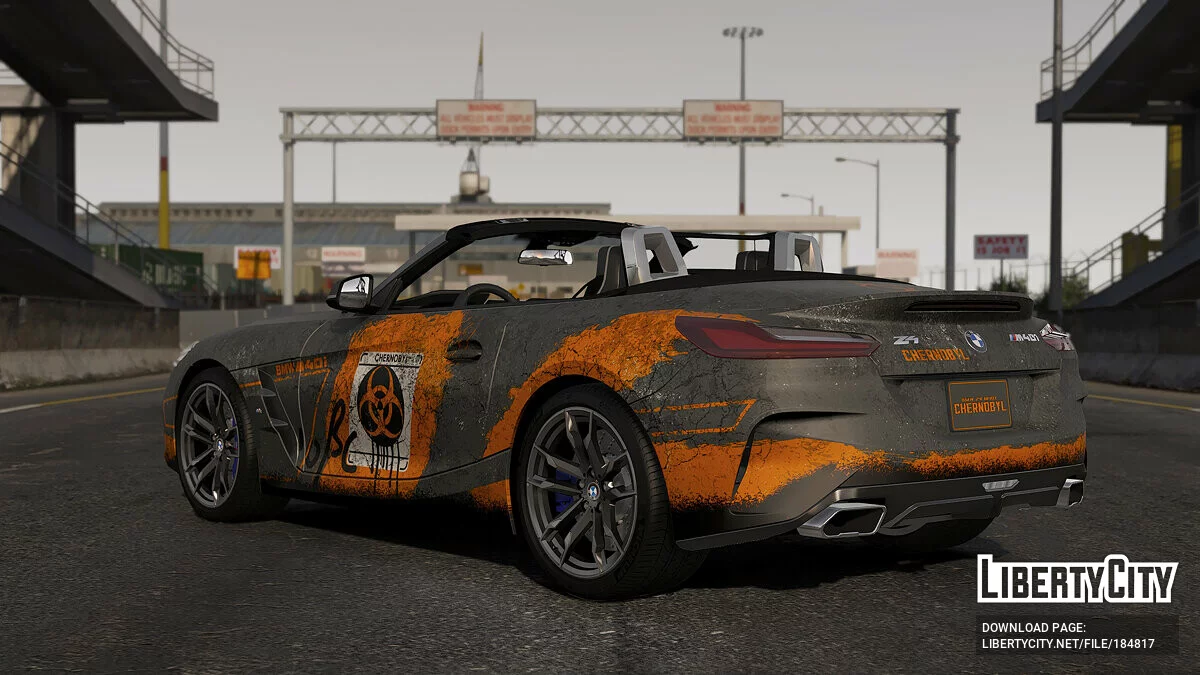 [2019 BMW Z4 M40i] CHERNOBYL Livery / GTA 5