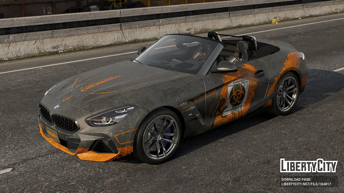 [2019 BMW Z4 M40i] CHERNOBYL Livery / GTA 5