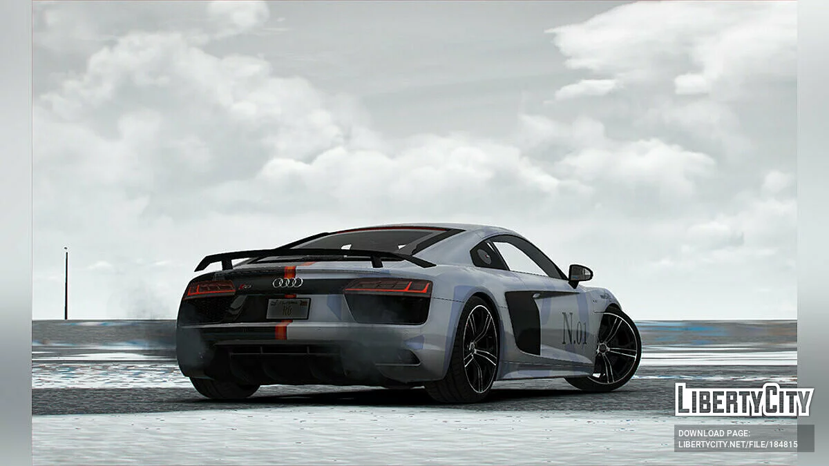Audi R8 v10 Livery 1.0 / GTA 5