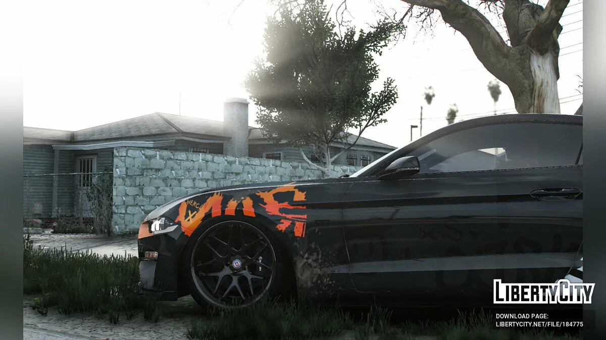 Ford Mustang GT Livery OJBK 4K / GTA 5