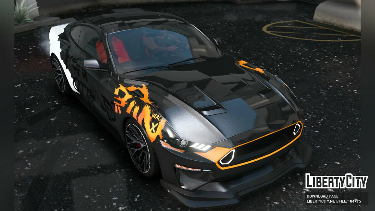 Ford Mustang GT Livery OJBK 4K / GTA 5