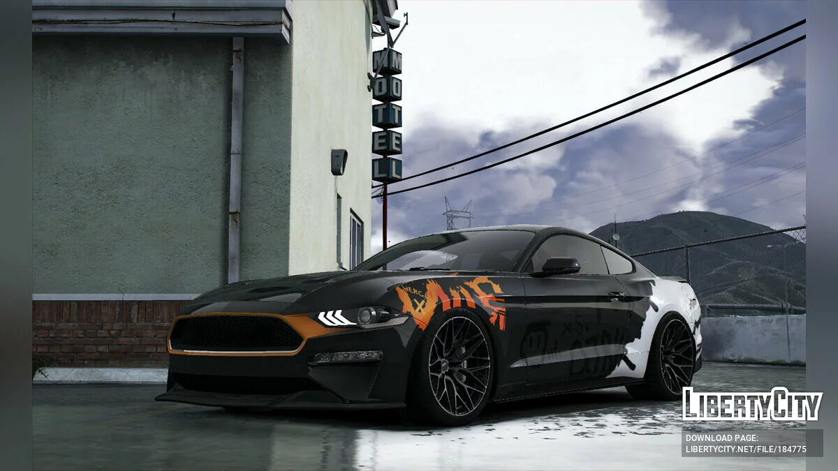 Ford Mustang GT Livery OJBK 4K / GTA 5