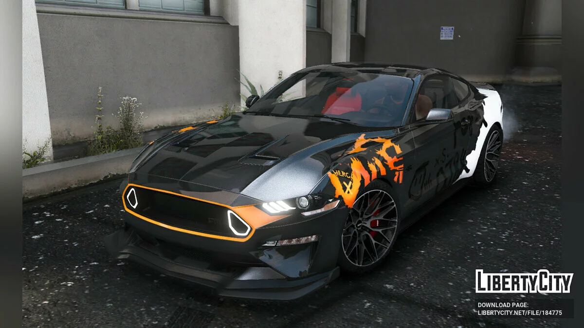 Ford Mustang GT Livery OJBK 4K / GTA 5