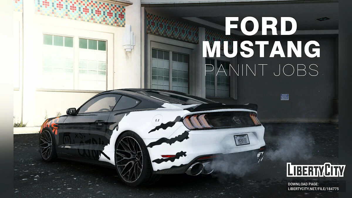 Ford Mustang GT Livery OJBK 4K / GTA 5