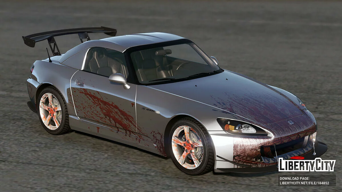 Honda S2000 AP2 Bloody Monster Livery 1.0 / GTA 5