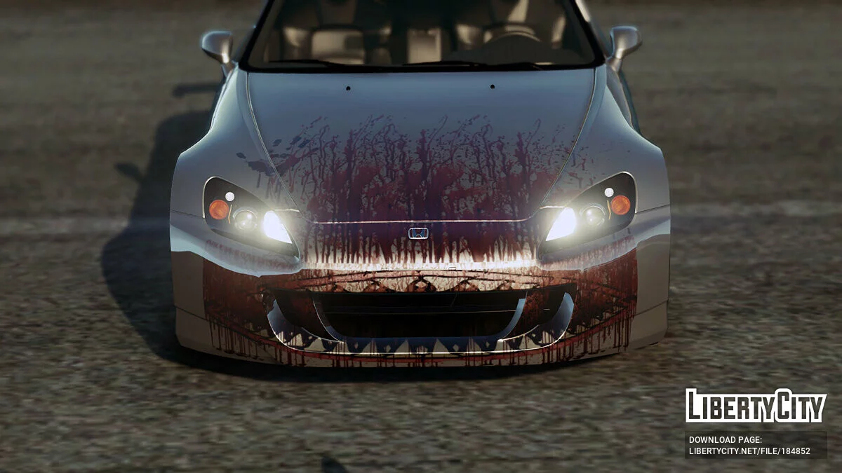Honda S2000 AP2 Bloody Monster Livery 1.0 / GTA 5