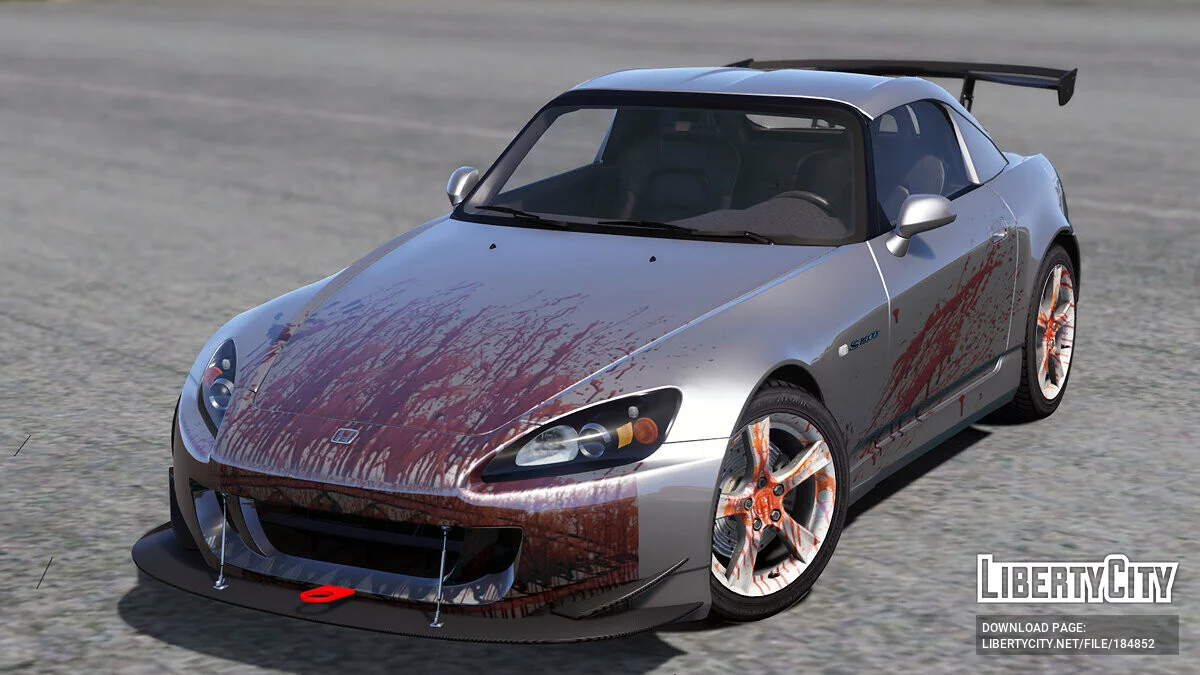 Honda S2000 AP2 Bloody Monster Livery 1.0 / GTA 5