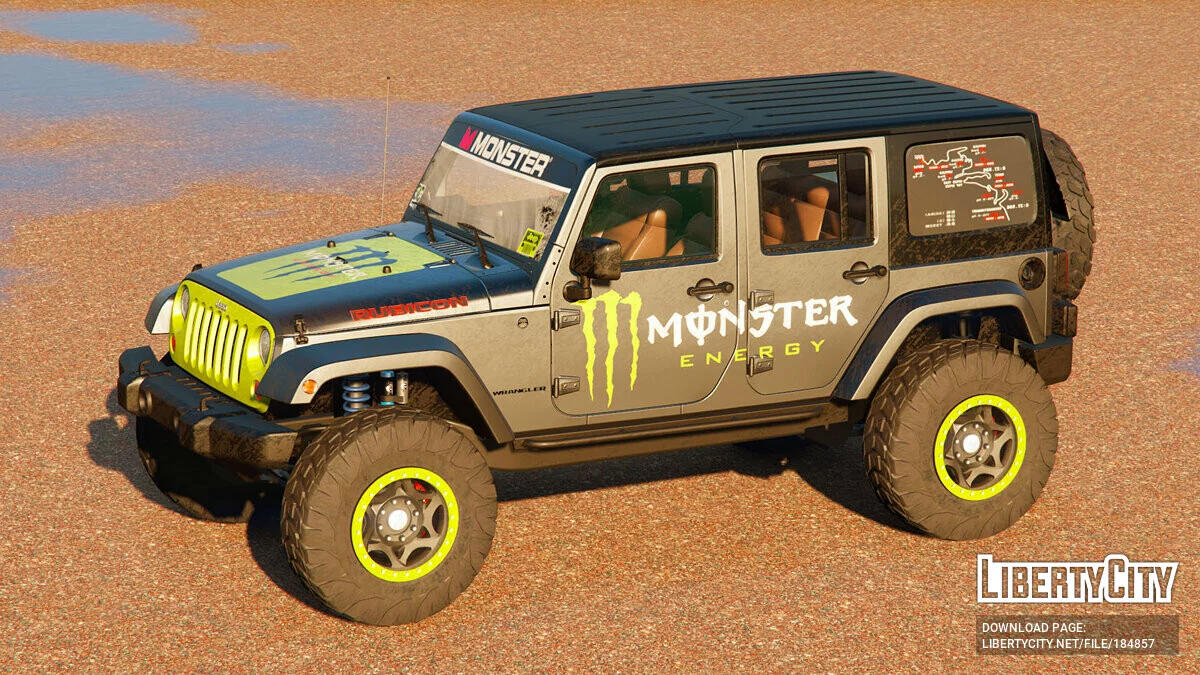 [Jeep Wrangler 2012 Rubicon] Monster Livery / GTA 5