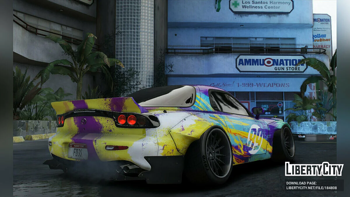 Mazda RX-7 Rocket Bunny Livery 1.0 / GTA 5