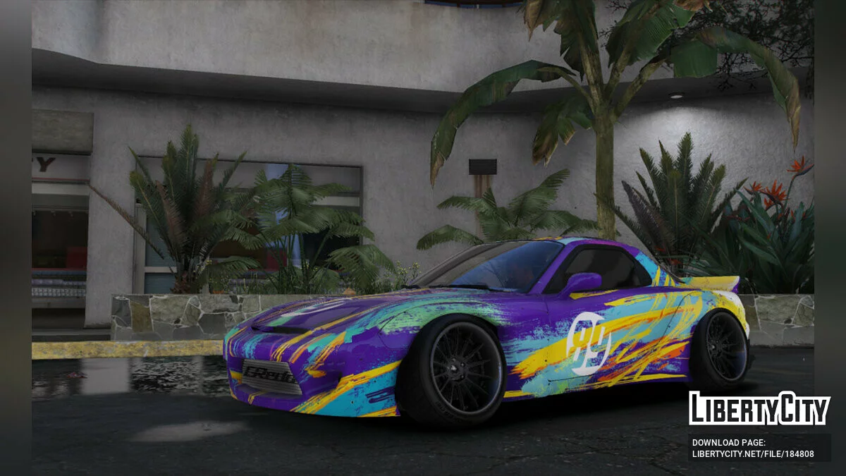 Mazda RX-7 Rocket Bunny Livery 1.0 / GTA 5