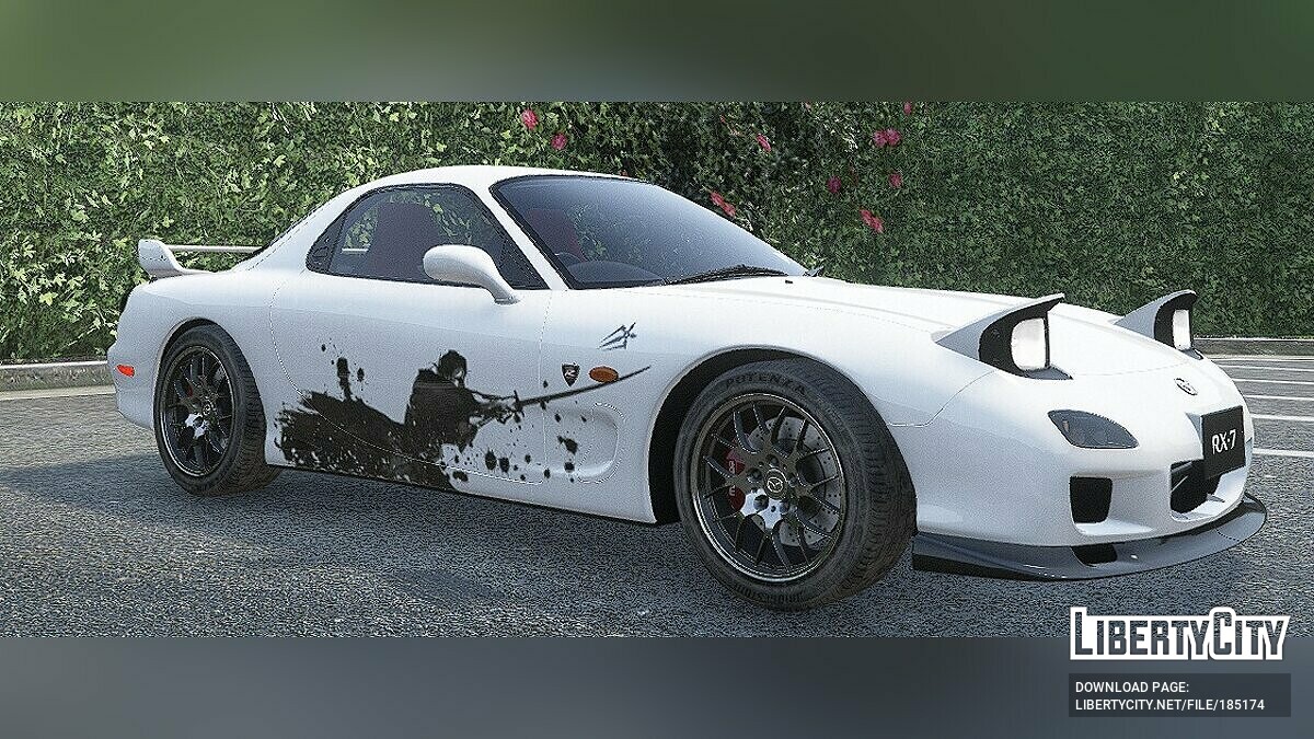 Скачать Mazda RX7 Spirit Ninja Livery для GTA 5