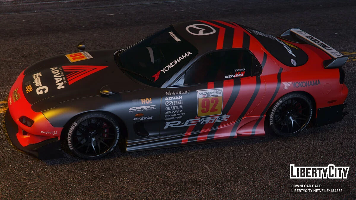 [Mazda RX7 Spirit R (FD3S)] ADVAN Livery / GTA 5