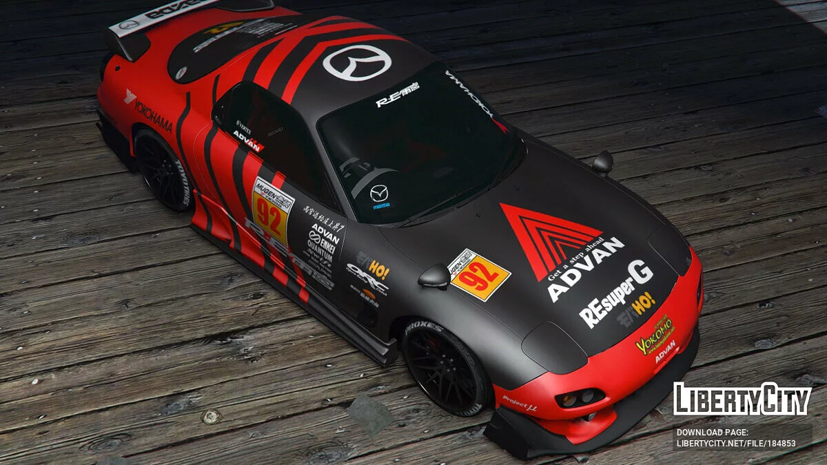 [Mazda RX7 Spirit R (FD3S)] ADVAN Livery / GTA 5