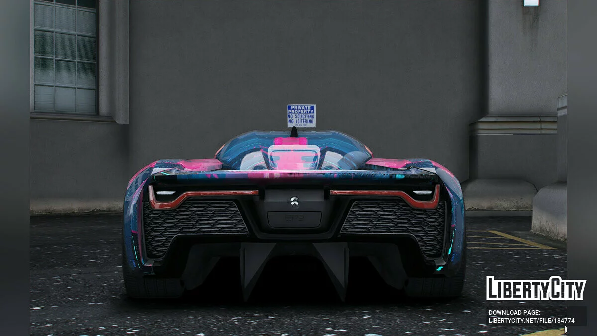 NIO EP9 livery 4K 1.0 / GTA 5
