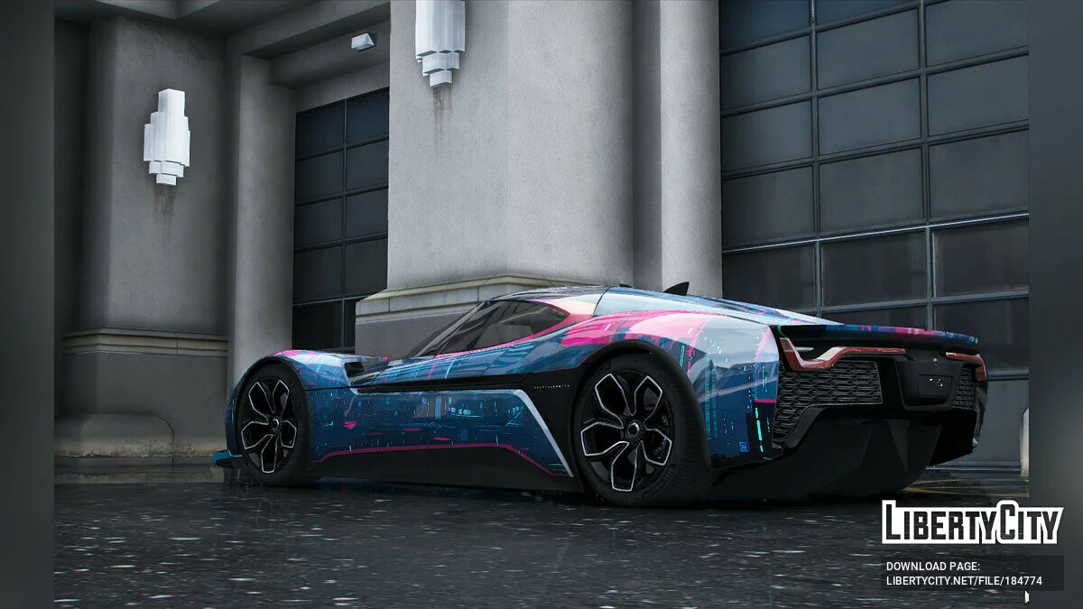 NIO EP9 livery 4K 1.0 / GTA 5