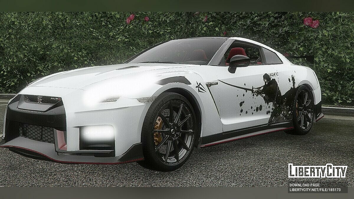 Скачать Nissan GT-R Nismo Ninja Livery для GTA 5