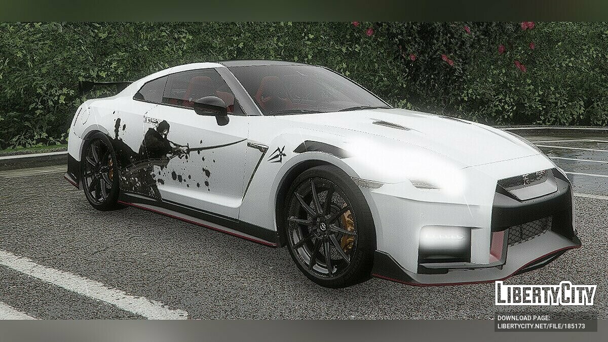 Скачать Nissan GT-R Nismo Ninja Livery для GTA 5