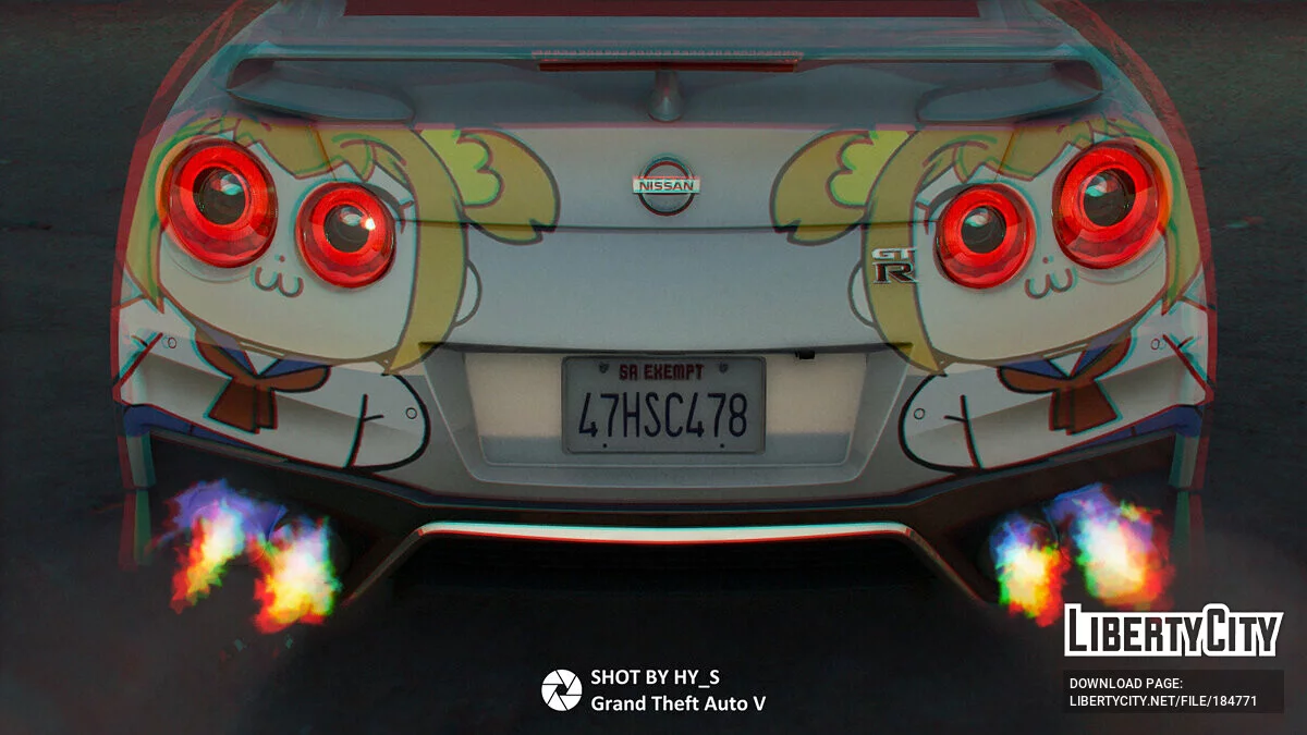 Nissan GTR Livery 4K 1.0 / GTA 5