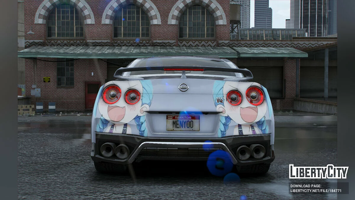 Nissan GTR Livery 4K 1.0 / GTA 5