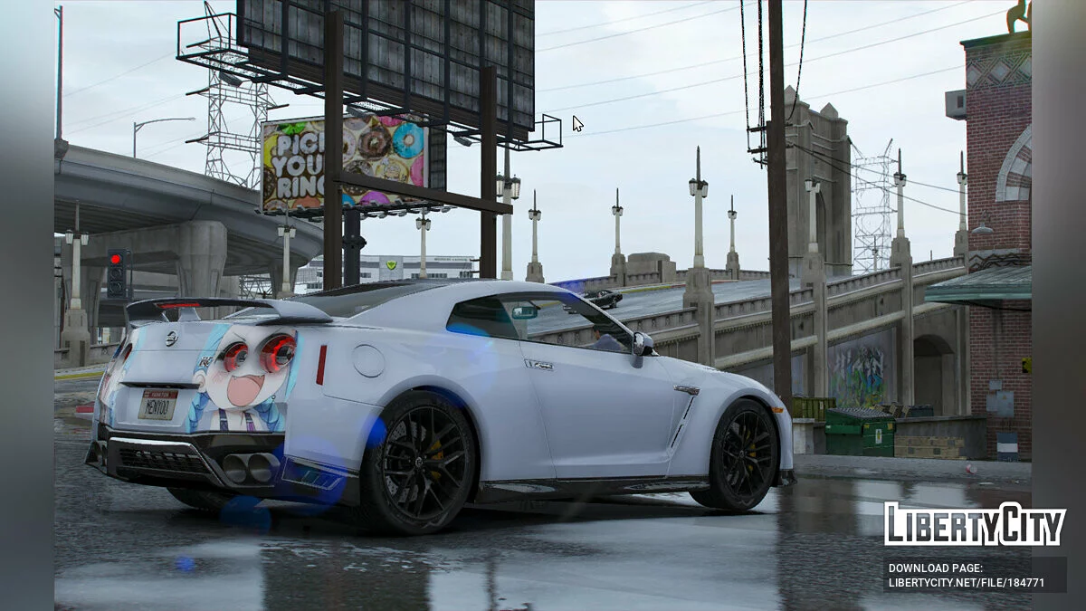 Nissan GTR Livery 4K 1.0 / GTA 5
