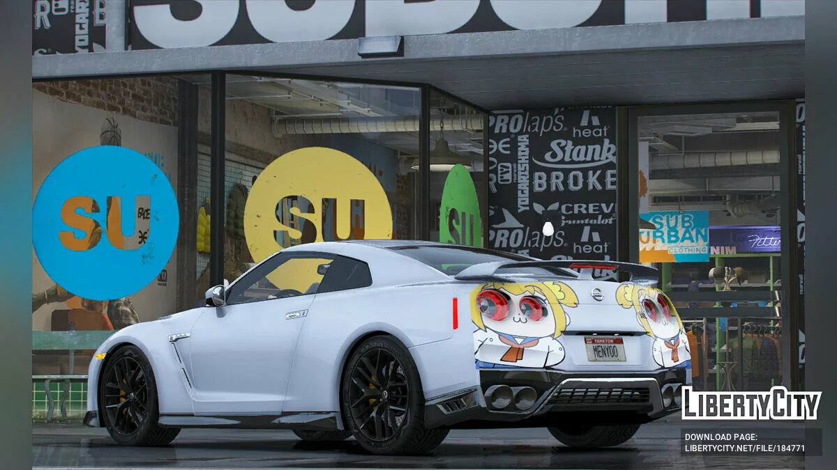Nissan GTR Livery 4K 1.0 / GTA 5