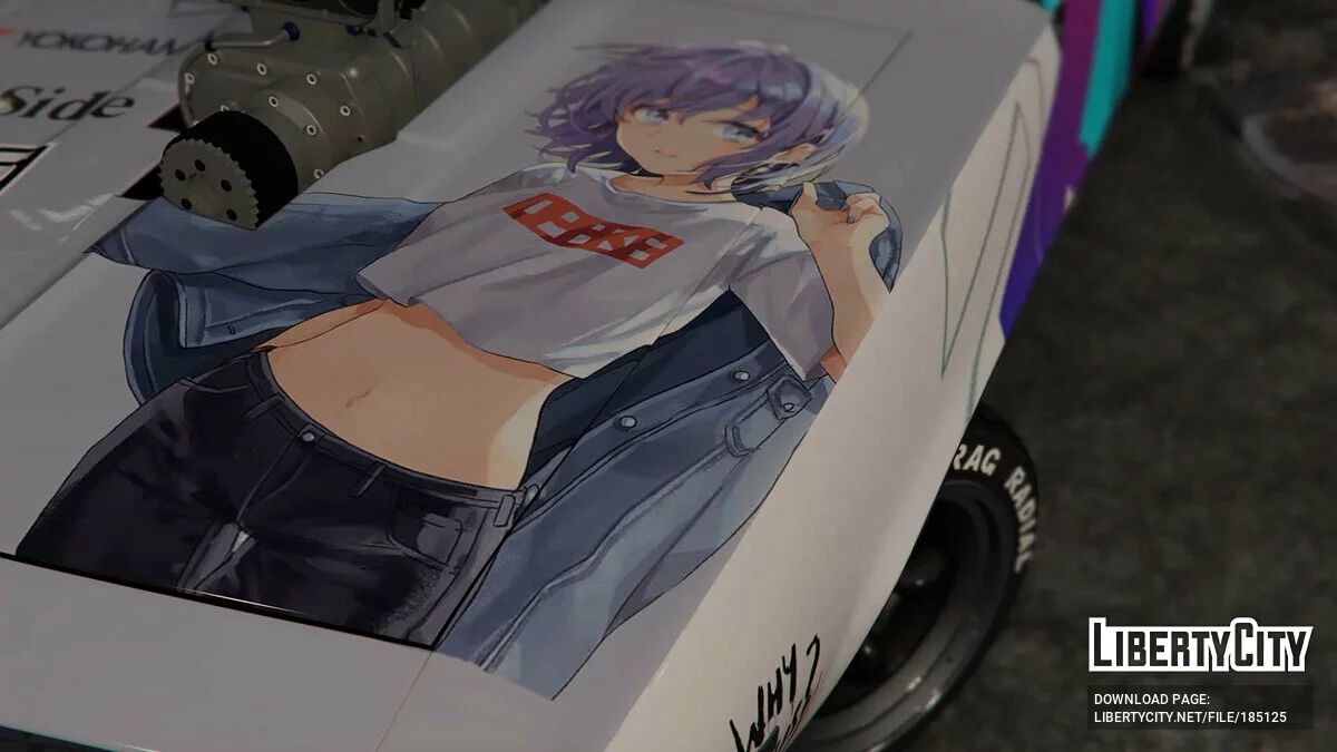 Pathulasika Racing Paintjob для Abolfazldanaee's Camaro SS 1969 1.0 / GTA 5