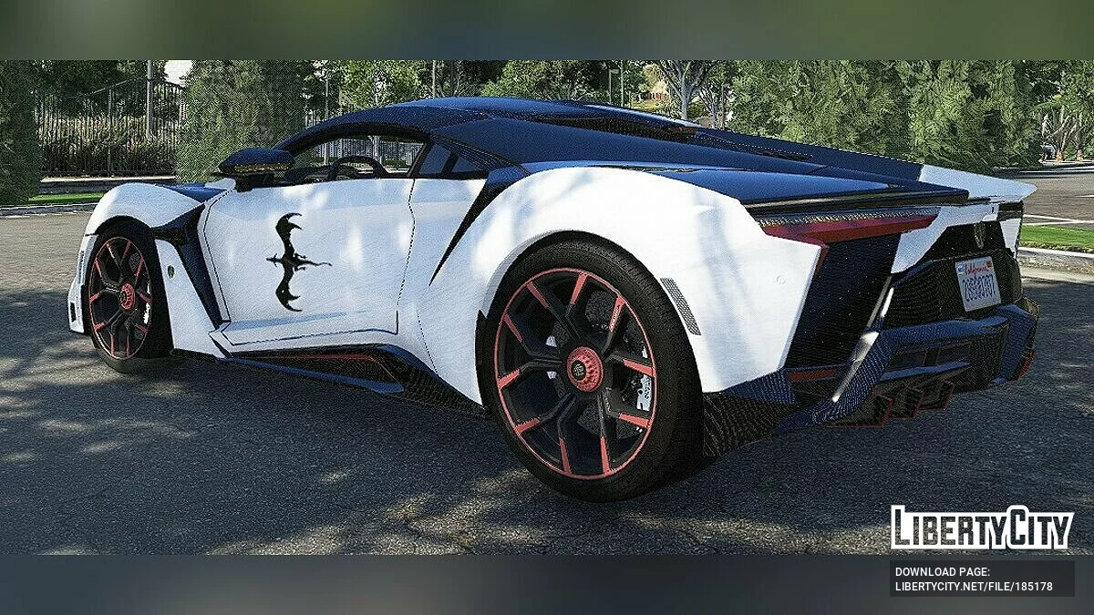 W-Motors Fenyr Supersport 2016 Dragon Yin Yang Livery / GTA 5