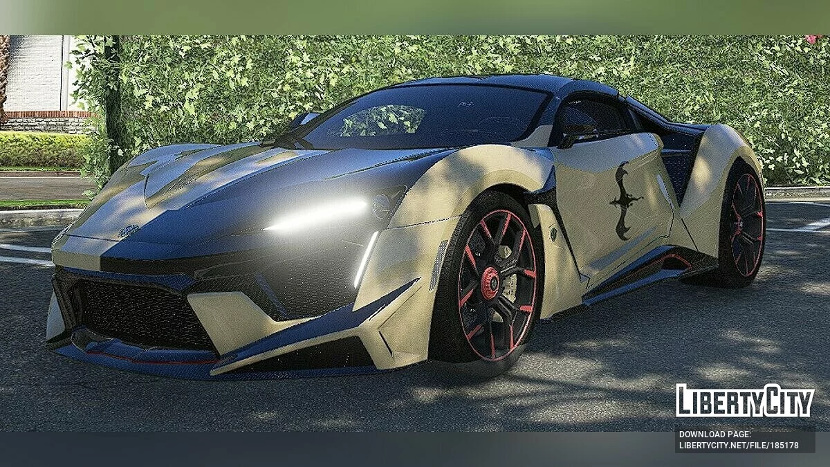 W-Motors Fenyr Supersport 2016 Dragon Yin Yang Livery / GTA 5