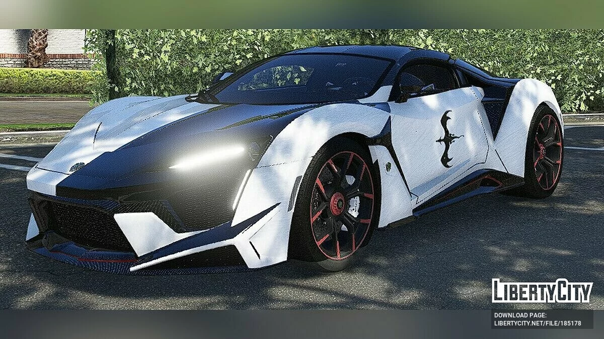 W-Motors Fenyr Supersport 2016 Dragon Yin Yang Livery / GTA 5