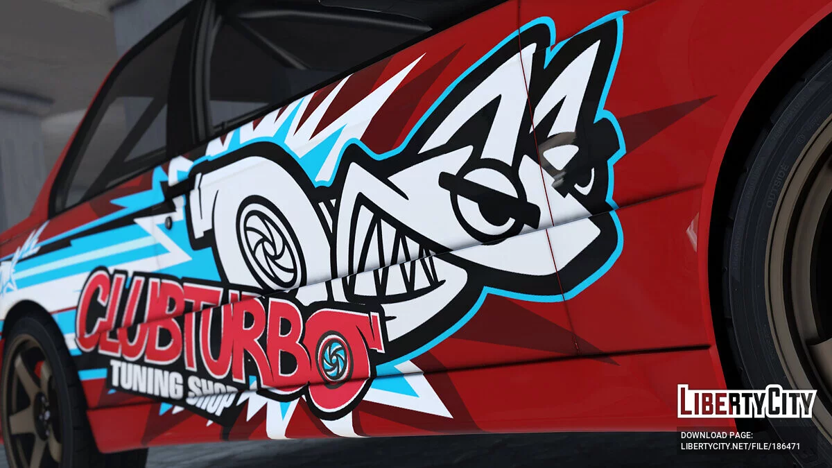 BMW M3 E30 1990 CLUBTURBO Vinyl 1.0 / GTA 5