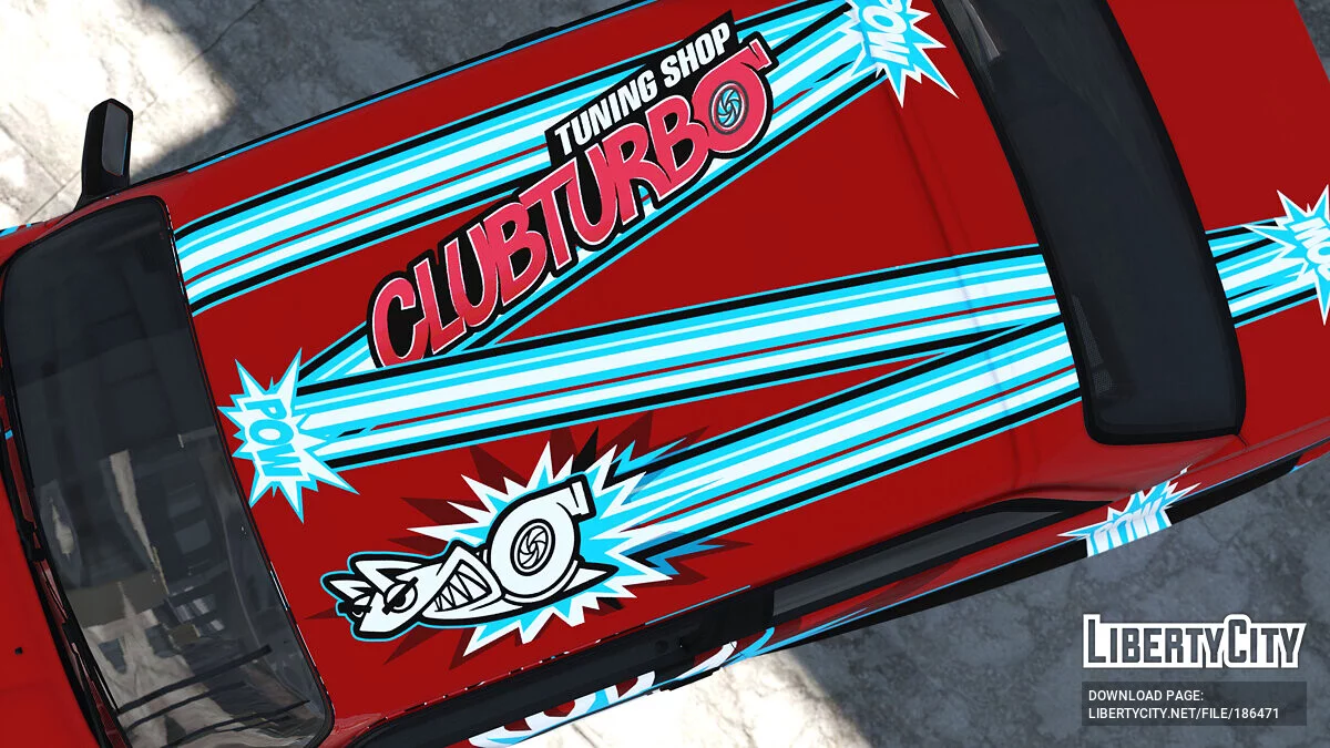 BMW M3 E30 1990 CLUBTURBO Vinyl 1.0 / GTA 5