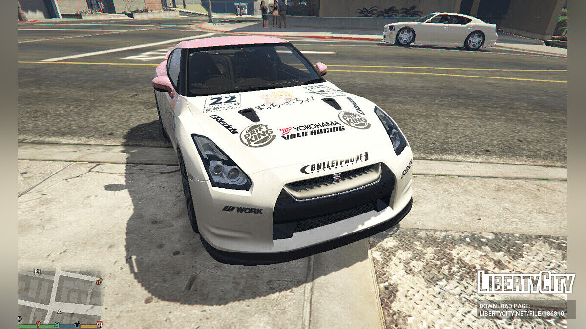 Скачать [Itasha] Nissan GTR R35 Bocchi The Rock 4K для GTA 5