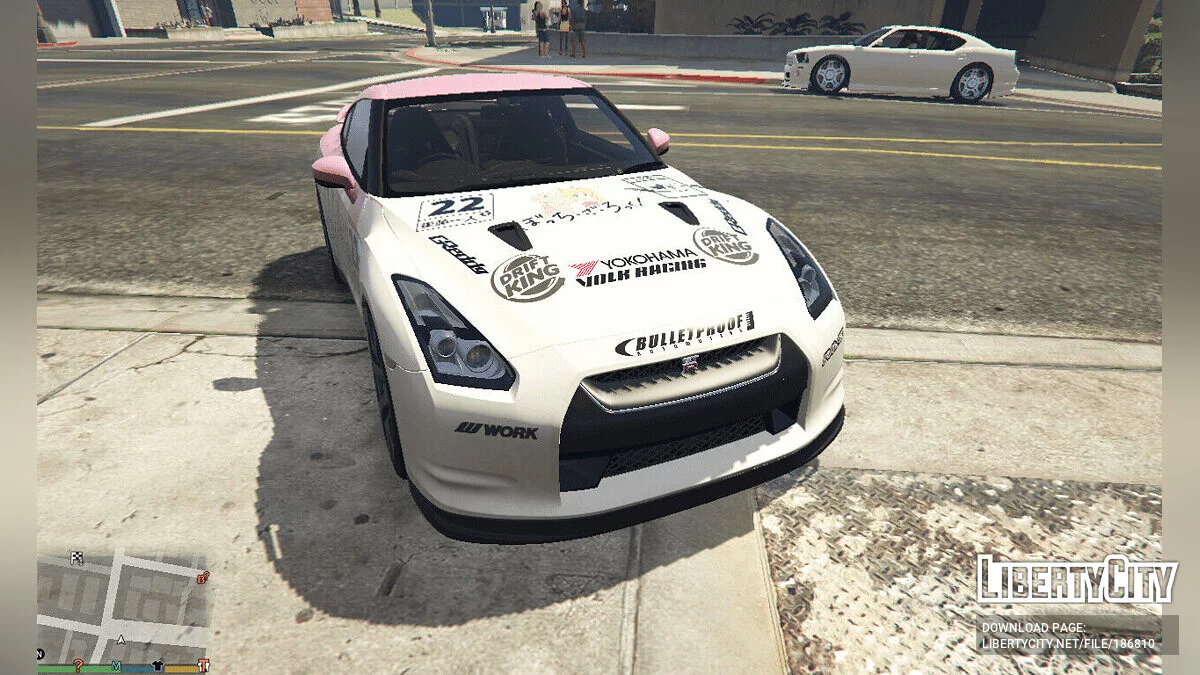 [Itasha] Nissan GTR R35 Bocchi The Rock 4K / GTA 5