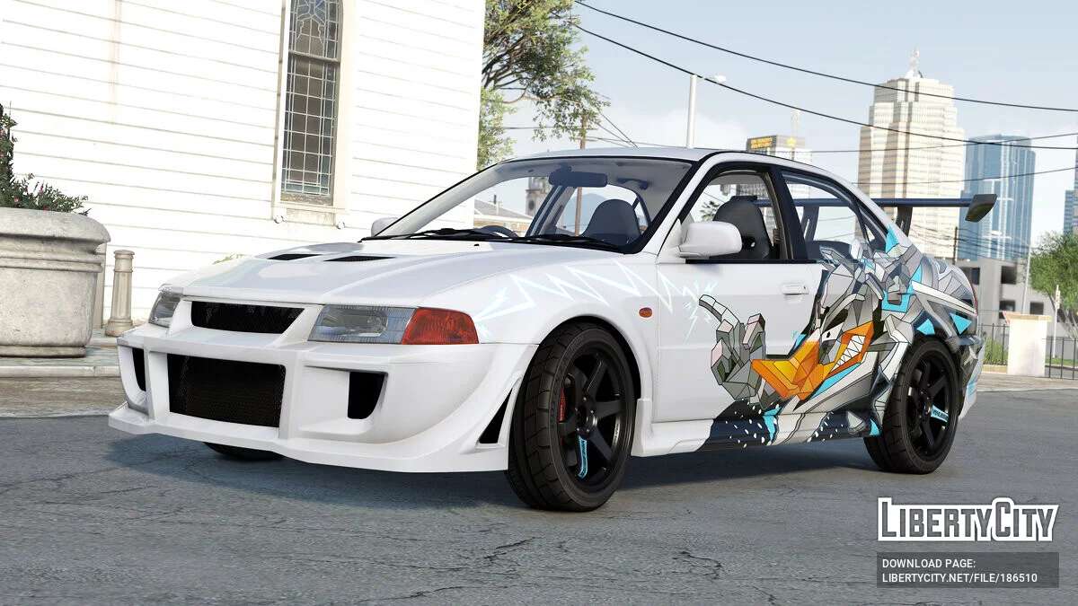 Mitsubishi Lancer Evo VI T.M.E (CP9A) Lightning Duck Vinyl 1.0 / GTA 5
