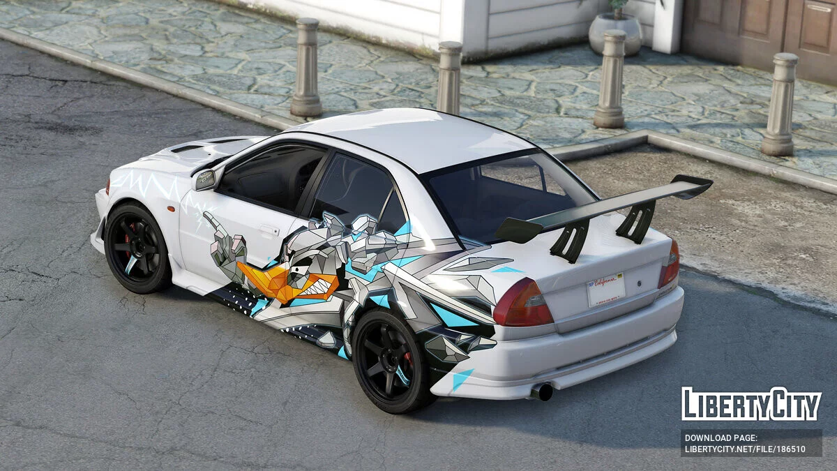 Mitsubishi Lancer Evo VI T.M.E (CP9A) Lightning Duck Vinyl 1.0 / GTA 5