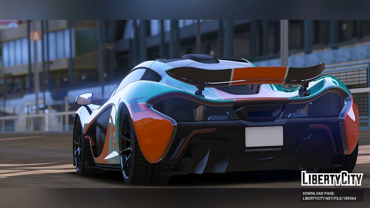 2014 McLaren P1-Uniform-GULF (Reference from FH3) v1.3 / GTA 5