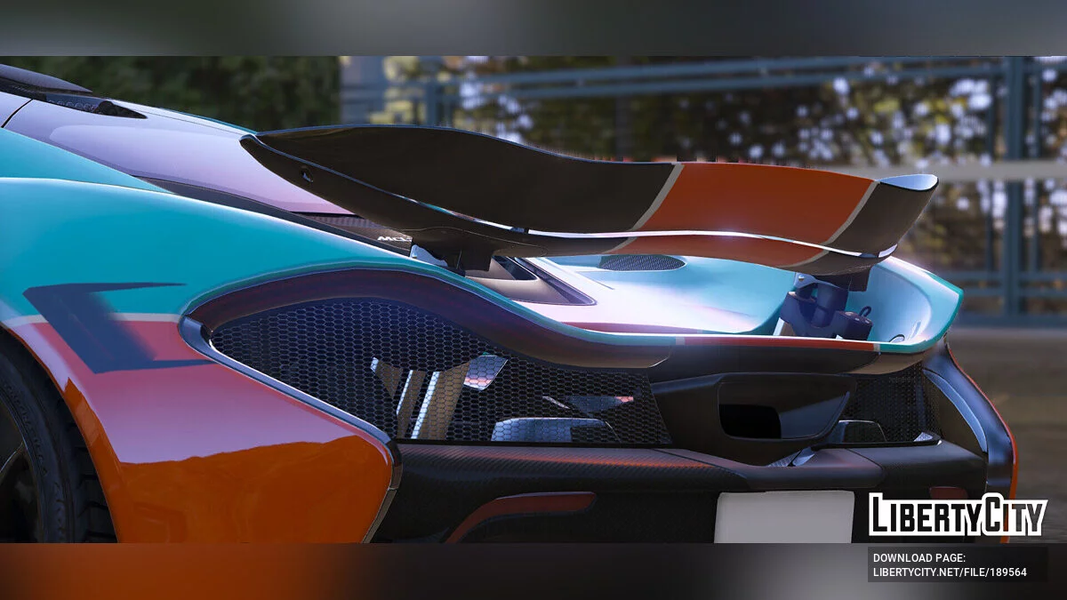 2014 McLaren P1-Uniform-GULF (Reference from FH3) v1.3 / GTA 5