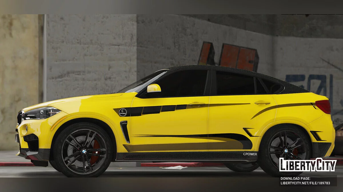 2016 BMW X6M Uniform(Reference from FH3) v1.1 / GTA 5